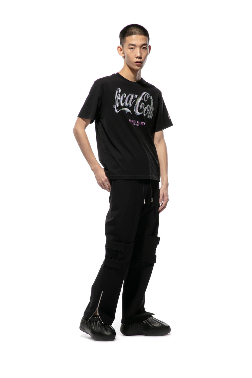 PRIVATE POLICY COCA COLA CHROME LOGO T-SHIRT