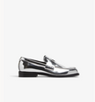 GCDS SILVER WIRDO MIRROR LOAFERS