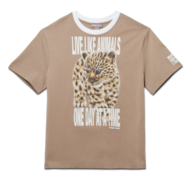 PRIVATE POLICY LIVE LIKE ANIMALS SHORT SLEEVES T-SHIRT