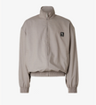GCDS GREY OVERSIZED TAILORING CANVAS TRACK JACKET