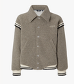 GCDS TAUPE COLLARED GCDS TEAM BOMBER