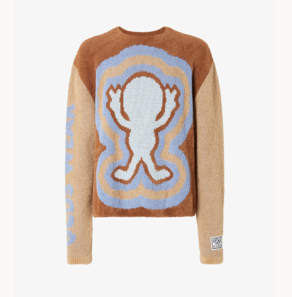 GCDS WIRDO FUZZY JACQUARD SWEATER