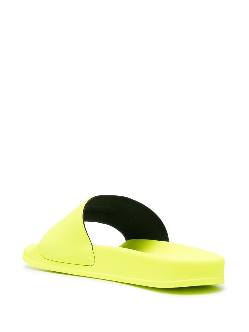 MSGM NEON YELLOW SLIDE
