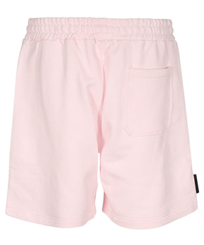 MSGM MAN'S COTTON LIGHT PINK SHORTS