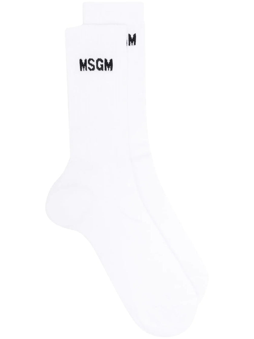 MSGM WOMAN'S WHITE SOCKS