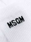 MSGM WOMAN'S WHITE SOCKS