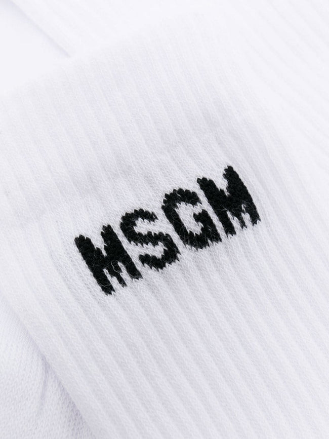 MSGM WOMAN'S WHITE SOCKS