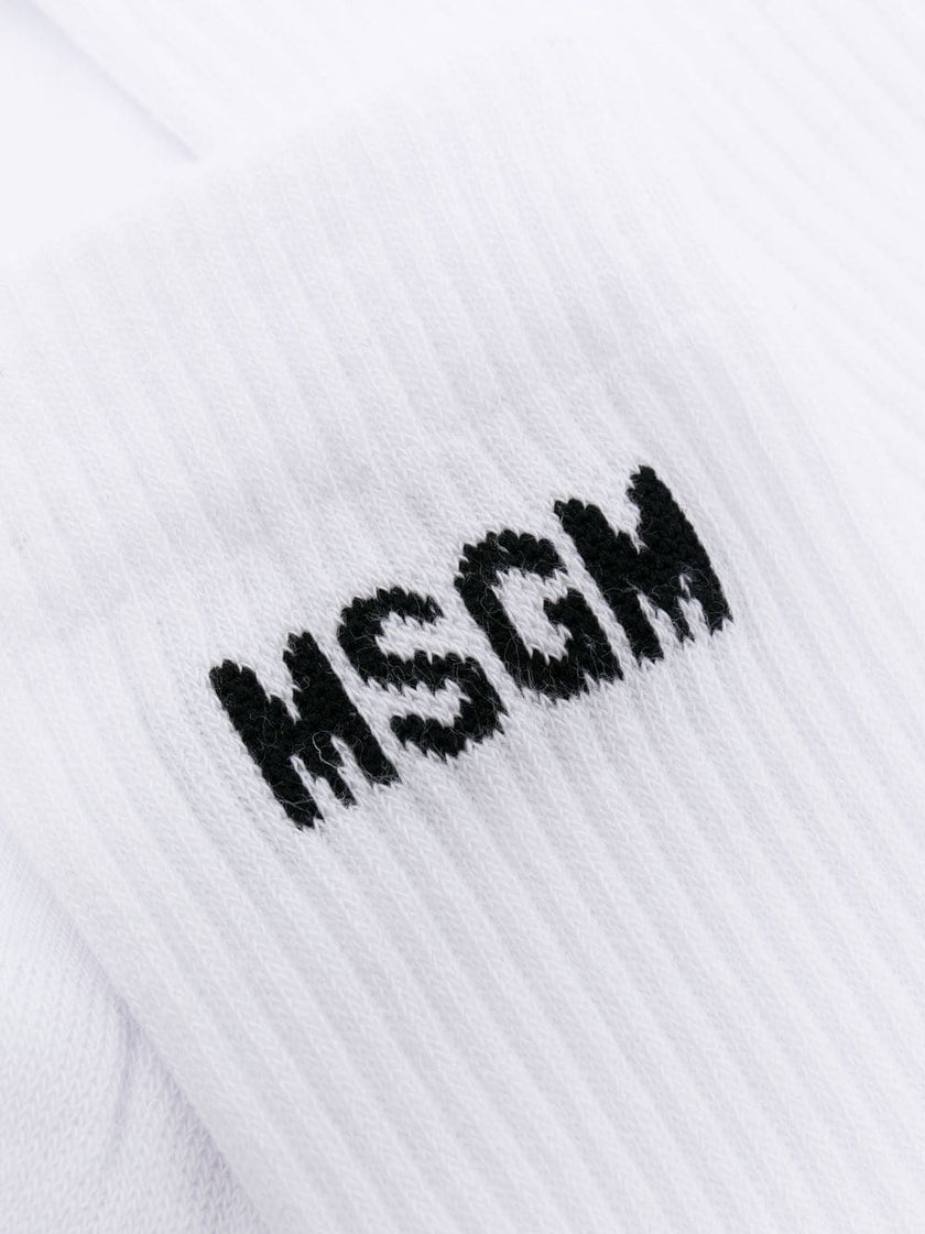 MSGM WOMAN'S WHITE SOCKS