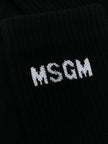 MSGM WOMAN'S BLACK SOCKS