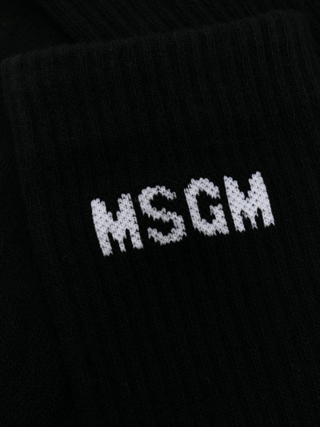 MSGM WOMAN'S BLACK SOCKS