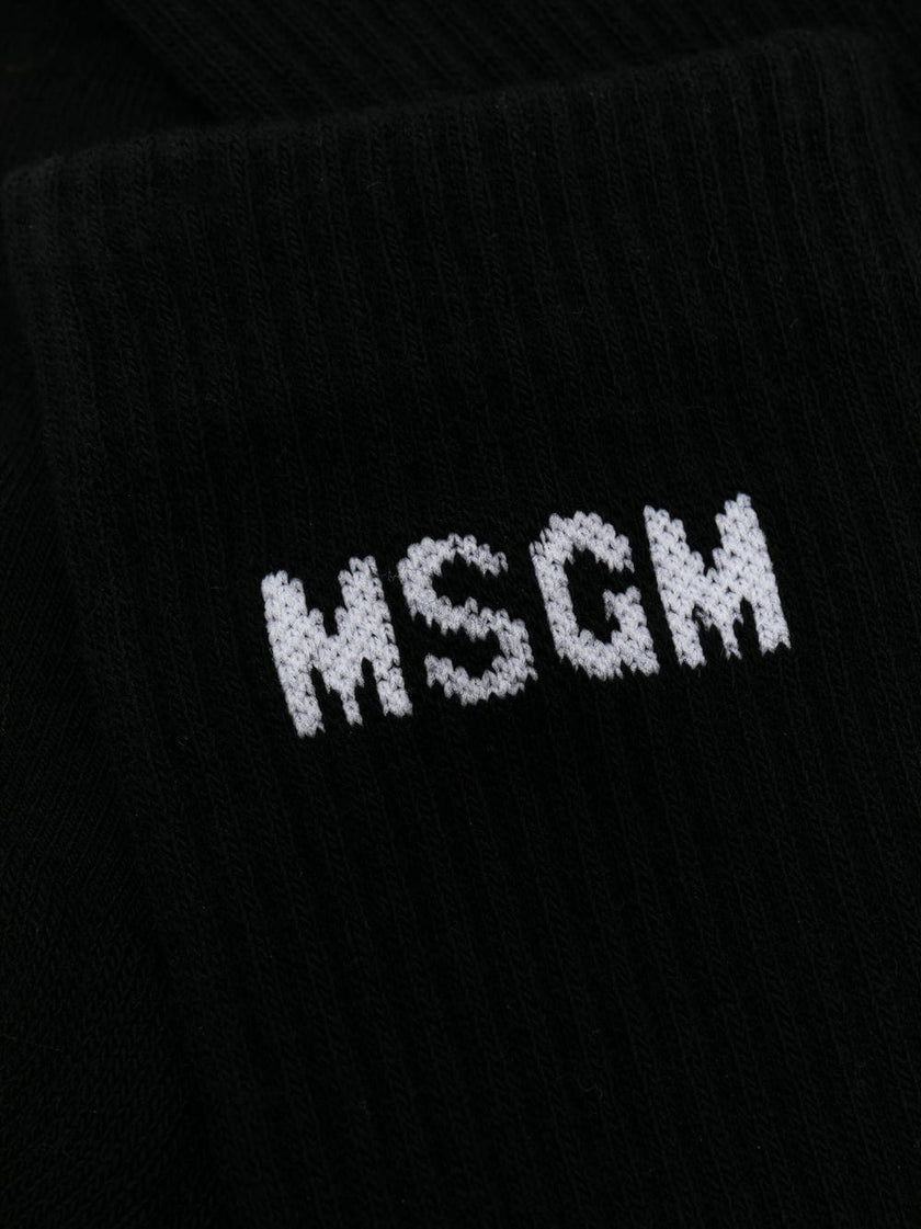 MSGM WOMAN'S BLACK SOCKS