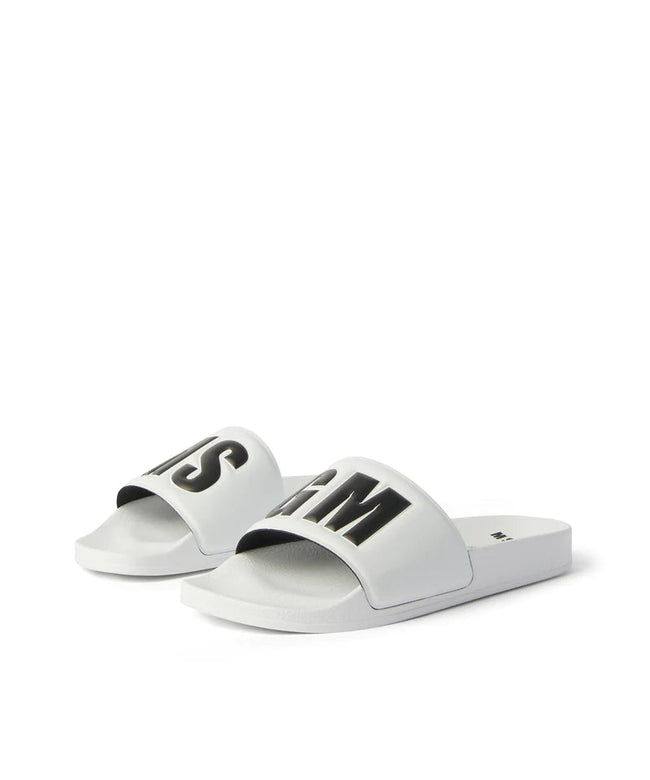 MSGM WOMAN'S WHITE SLIDE