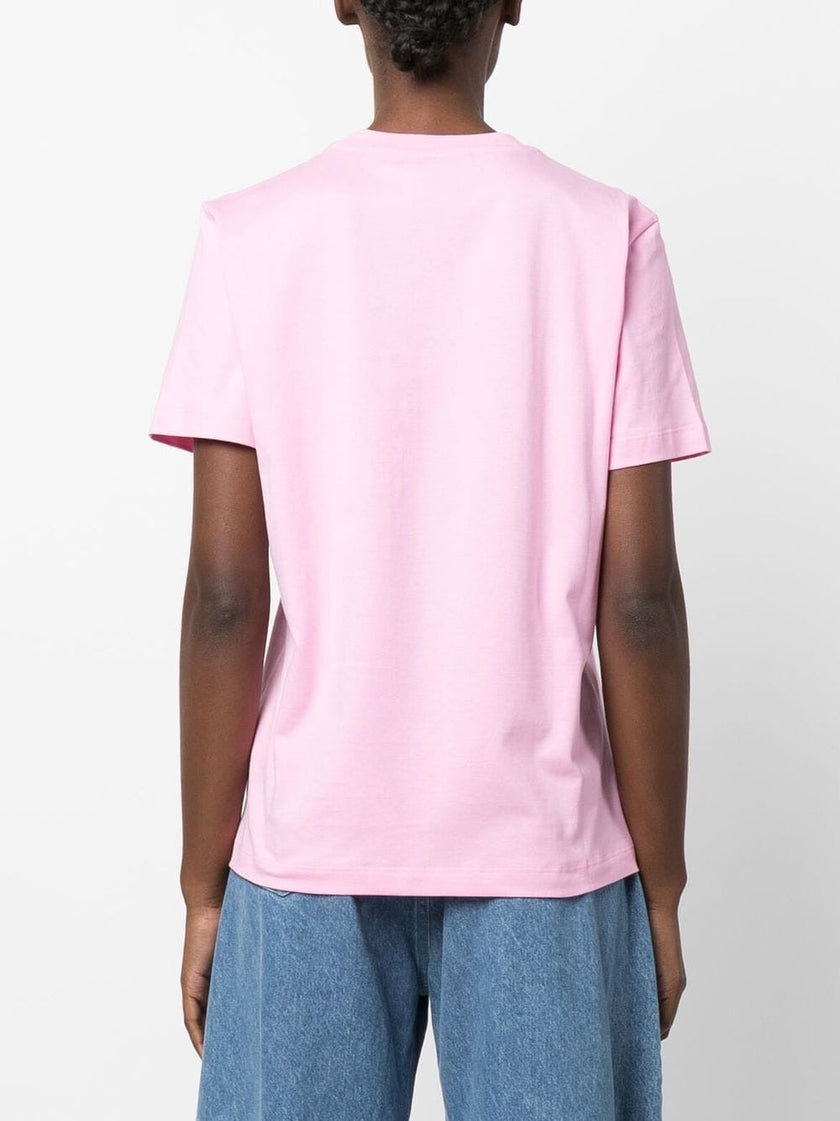 MSGM Light pink cotton T-shirt