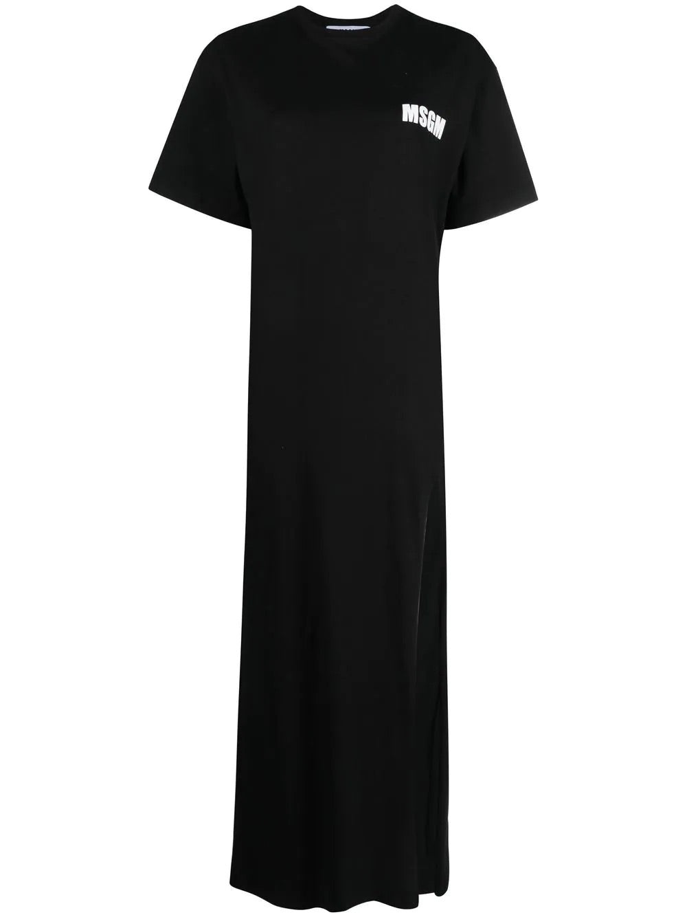 MSGM logo-print T-shirt maxi dress