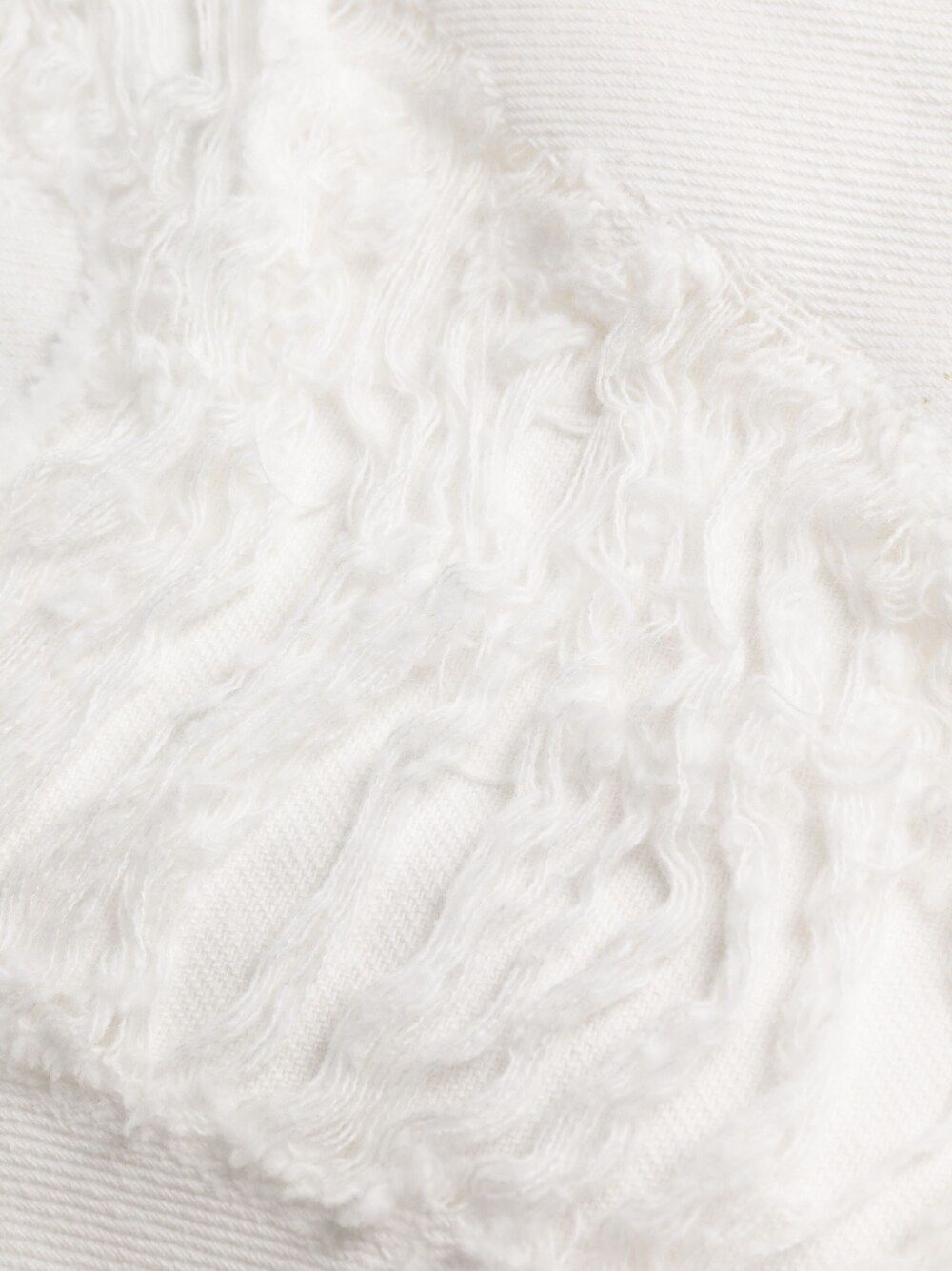 MSGM MID-RISE BOOTCUT WHITE JEANS