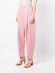 ANOUKI PINK LINEN HIGH WAISTED WIDE LEG PANTS