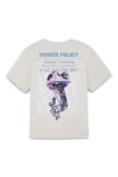 Private Policy METAL FUNGI PRINTING SHORT SLEEVES T-SHIRT