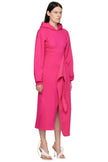 OTTOLINGER HOODED WRAP DRESS BLUSH