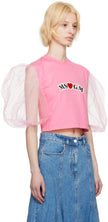 MSGM WOMAN'S PINK T-SHIRT