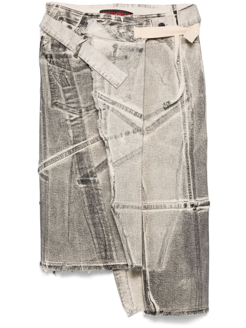 OTTOLINGER Denim Wrap Skirt