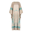 En&Ay Scarf Style Printed dress beige