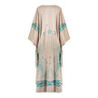 En&Ay Scarf Style Printed dress beige