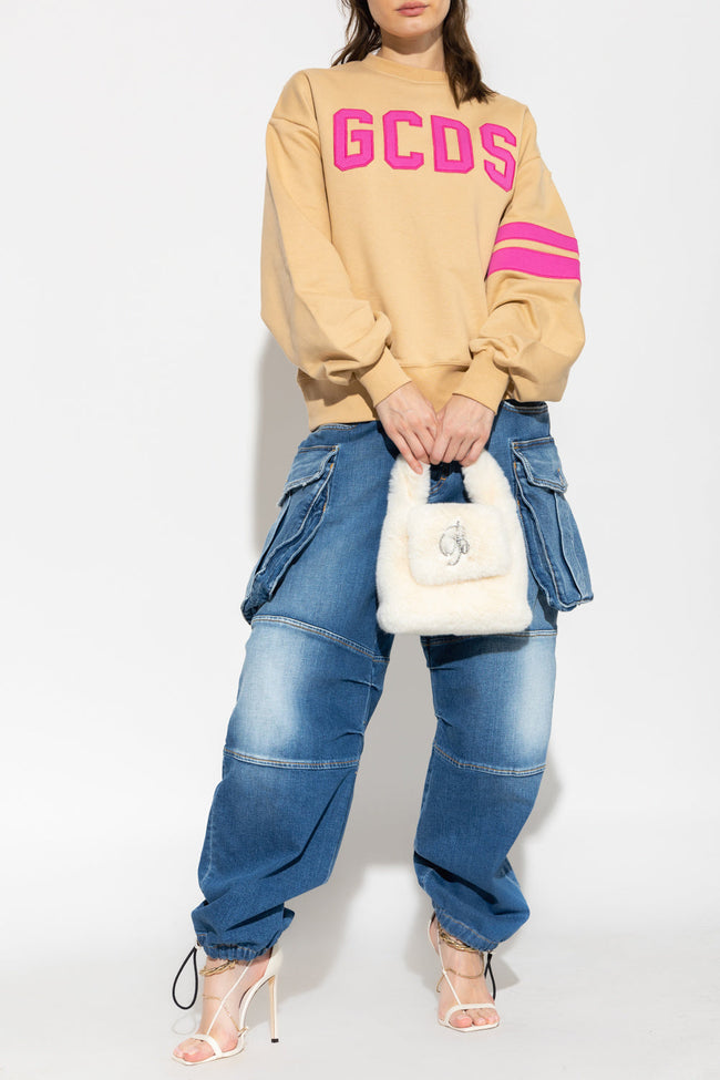 GCDS SWEATSHIRT WITH LOGO