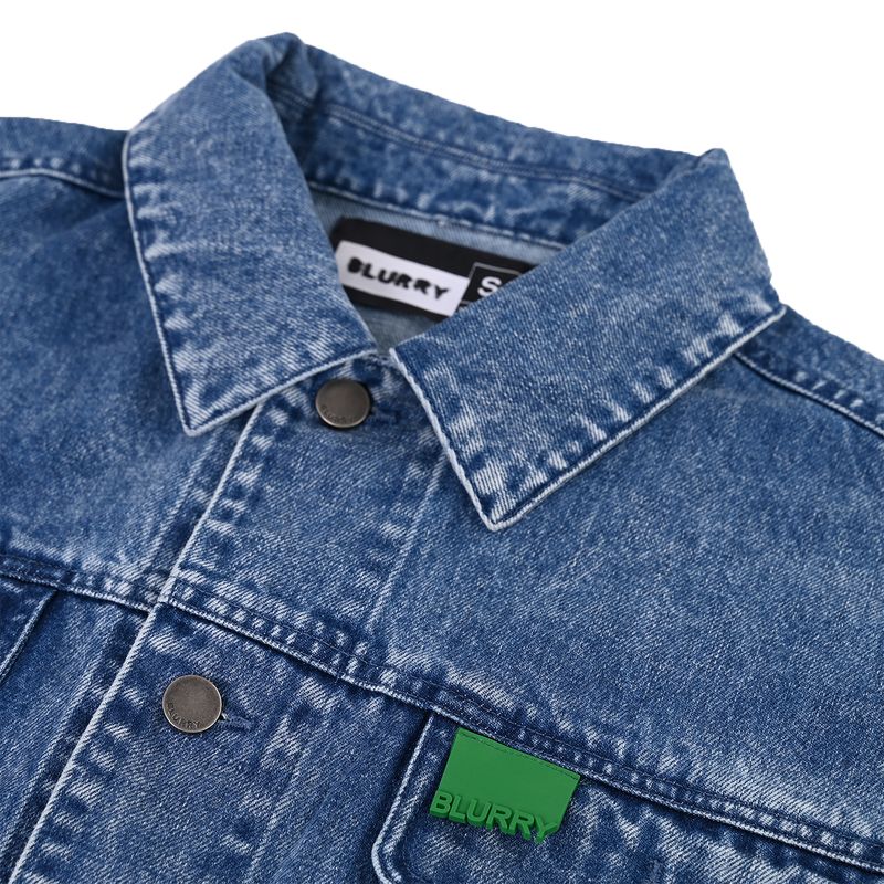 Theblurry B-logo blue vest