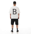 Theblurry White B T-Shirt