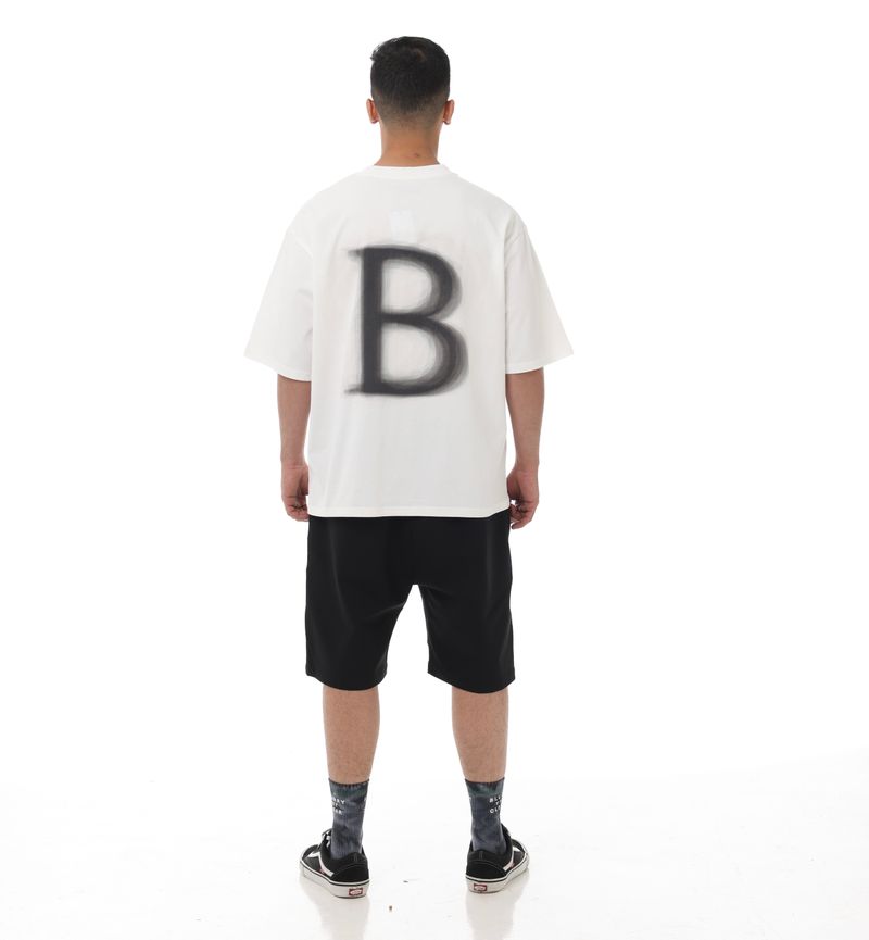 Theblurry White B T-Shirt
