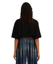 MSGM Graphic-print frayed T-Shirt