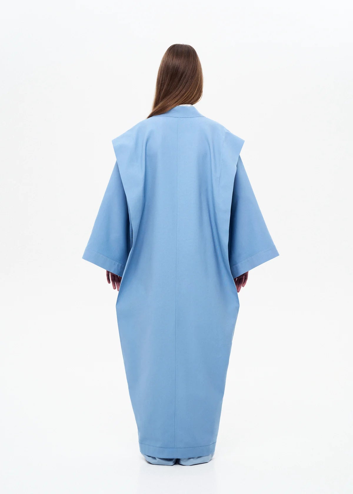 Eternal Kimono with Architectural Back Blue
