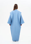 Eternal Kimono with Architectural Back Blue