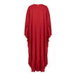 En&Ay Striped Fringe Dress Red