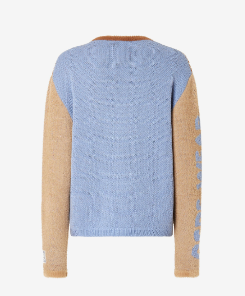 GCDS WIRDO FUZZY JACQUARD SWEATER
