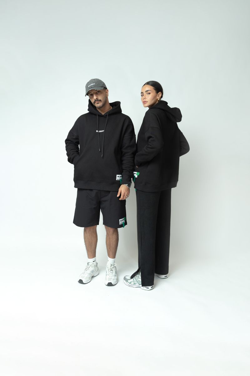 Theblurry Classic Black Hoodie ( Unisex )