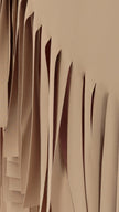 En&Ay Striped Fringe Dress beige