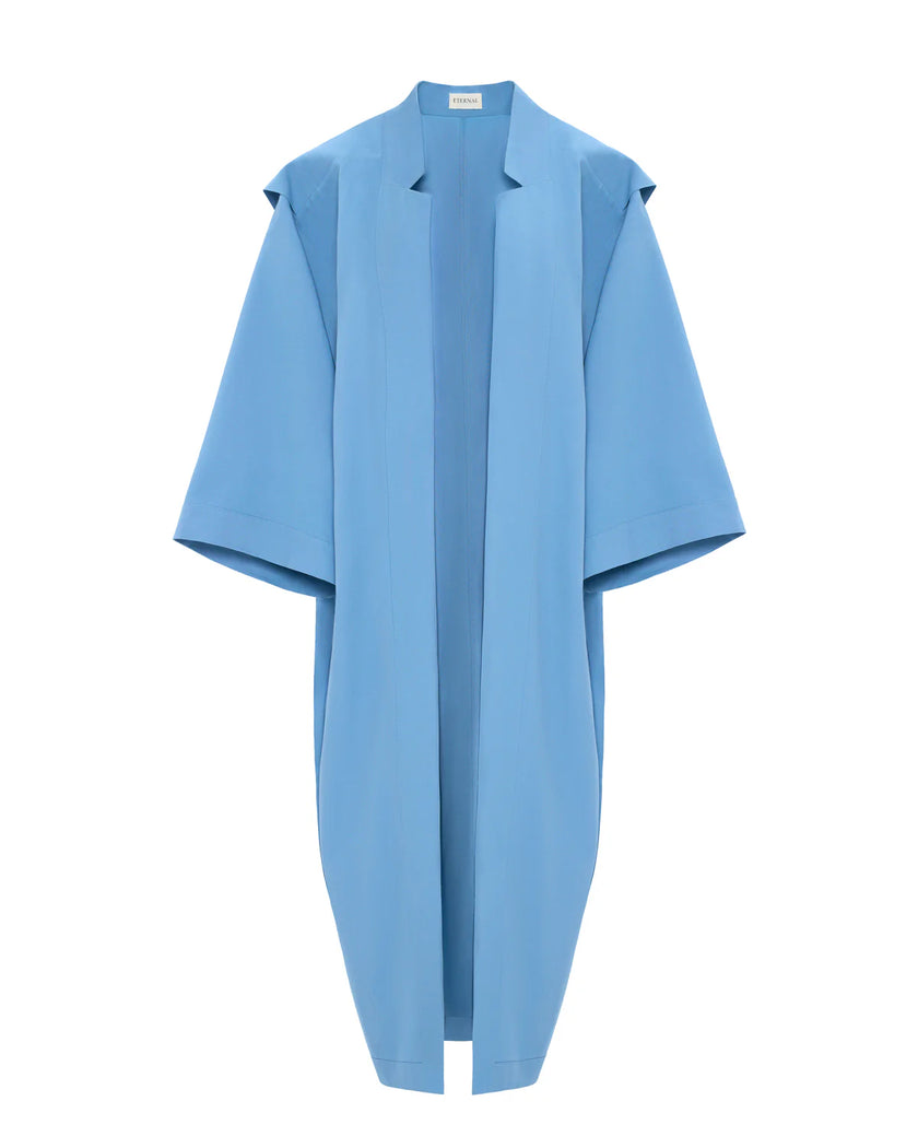 Eternal Kimono with Architectural Back Blue