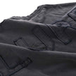 Theblurry Dark Blue Sweatshirt with Layered Logo Print (Unisex)