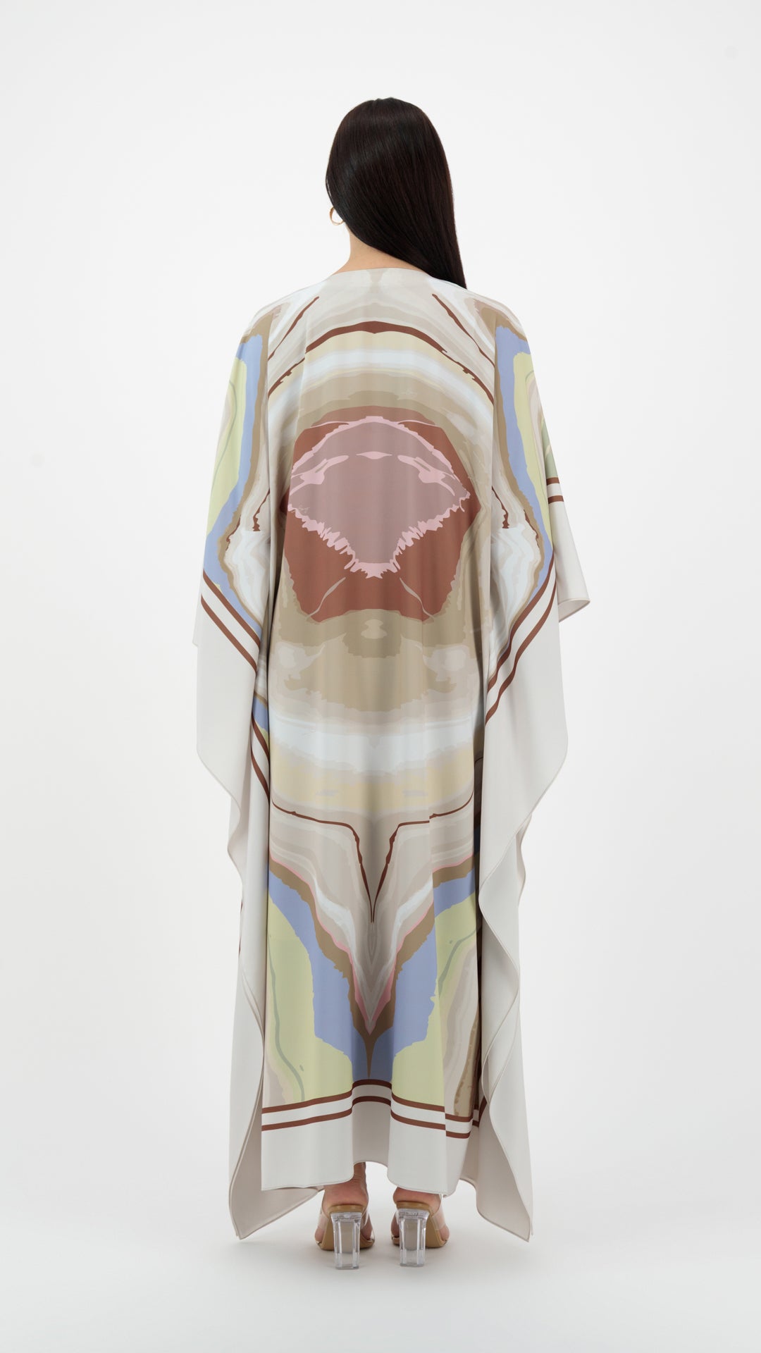 En&Ay Scarf Style Printed Design beige