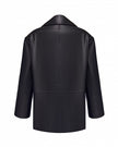 Arapkhanovi leather oversized jacket