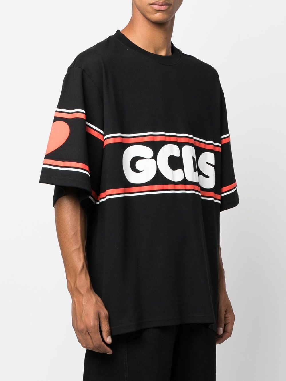 GCDS CUTE TAPE LOGO OVERSIZED TEE