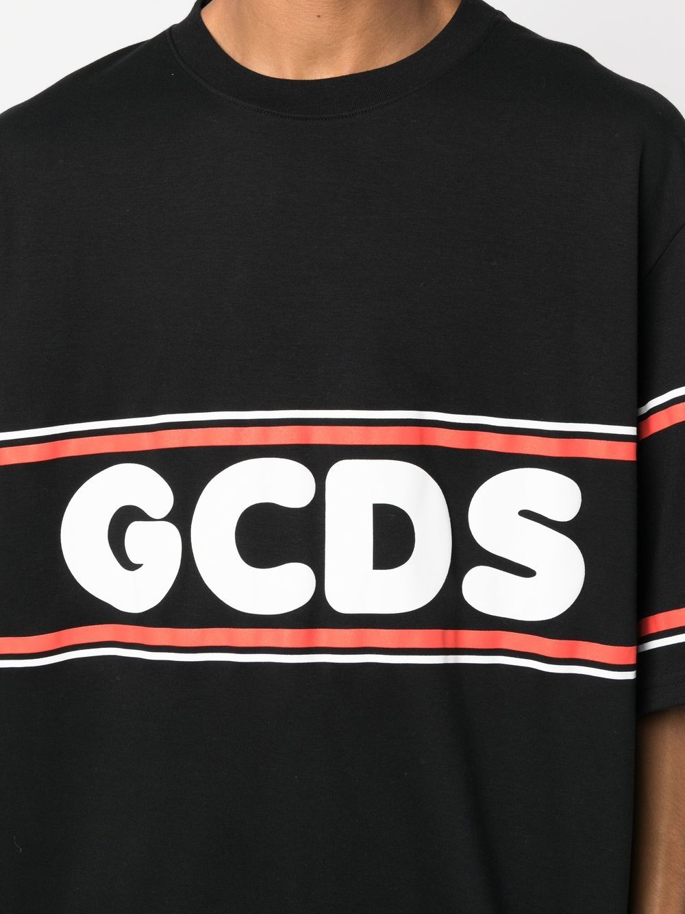 GCDS CUTE TAPE LOGO OVERSIZED TEE