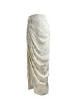 Sara Wong Landscape jacquard half skirt