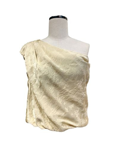 Yellow off-the- shoulder top & skirt