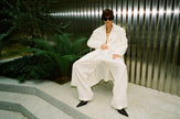 ANOUKI OFF WHITE PANTS