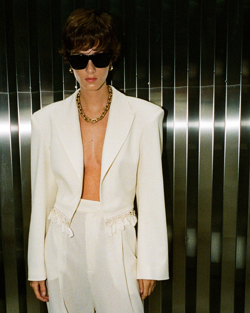 ANOUKI OFF WHITE PANTS