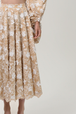 ANOUKI FLORAL FLARE SKIRT