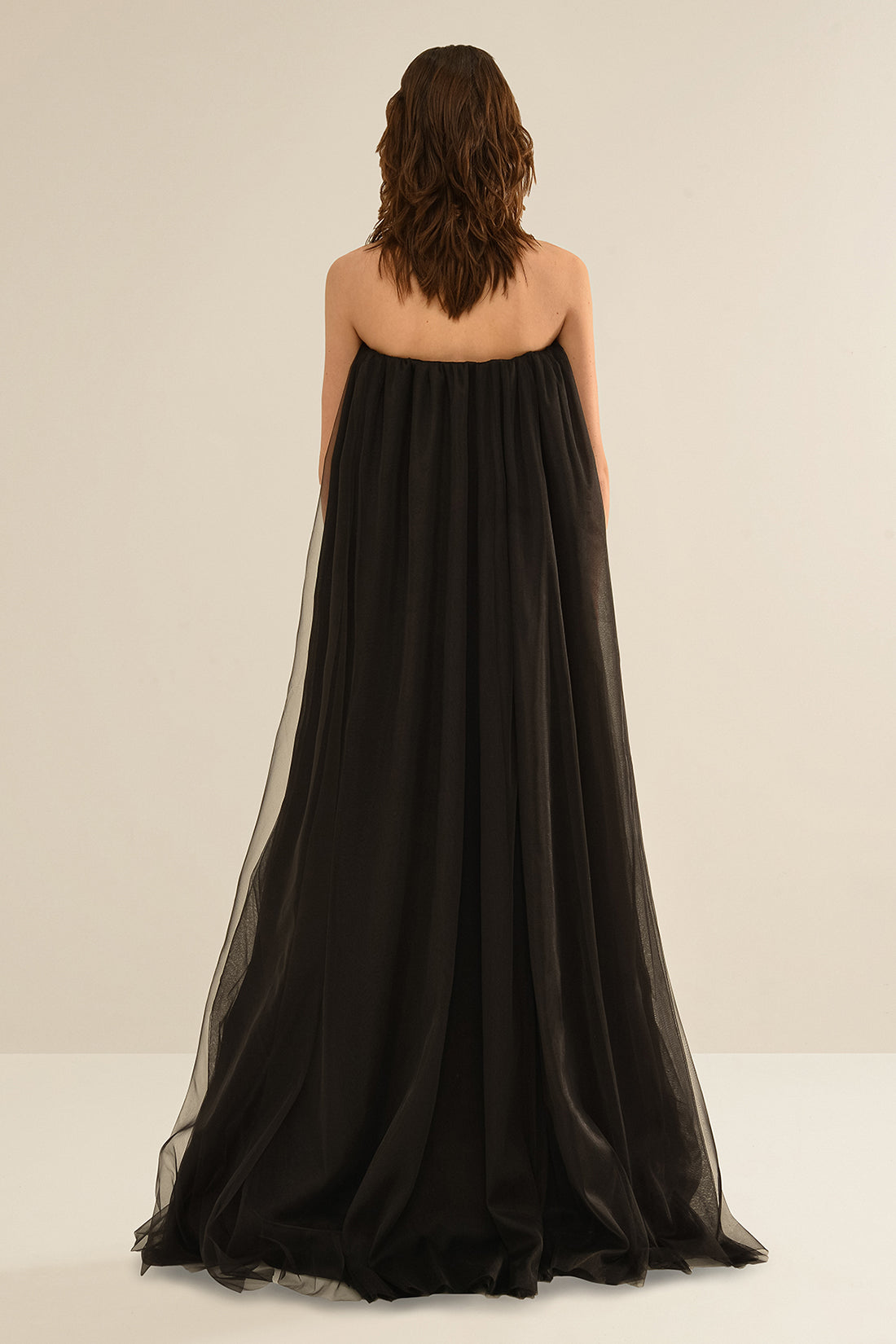ANOUKI BLACK TULLE DRESS
