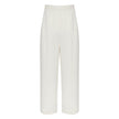 Anouki OFF WHITE COTTON TAILORED PANTS